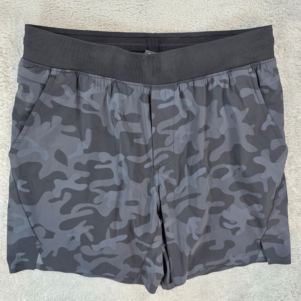 Ten Thousand Set Short Black Camo 6.5in Liner Small Mens Training Workout Short